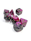 Chessex Gemini Black-Purple/Gold Polyhedral 7-Dice Set