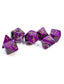 Chessex Vortex Purple/Gold Polyhedral 7-Dice Set