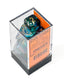 Chessex Nebula Oceanic/Gold Luminary Polyhedral 7-Dice Set