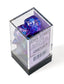 Chessex Nebula Nocturnal/Blue Luminary Polyhedral 7-Dice Set