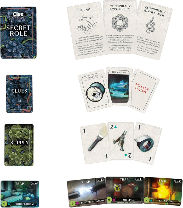 Clue Conspiracy, Secret Role Games [Board Game]