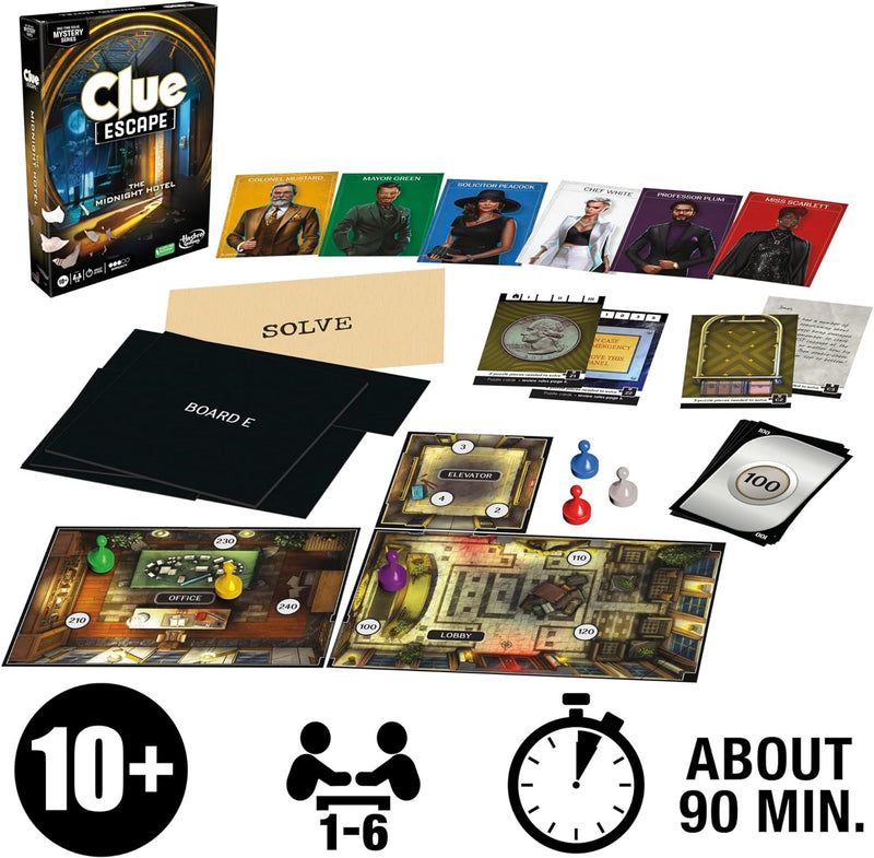 Clue Escape: The Midnight Hotel [Board Game]