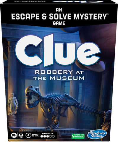 Clue Robbery At The Museum, An Escape & Solve Mystery Game [Board Game]
