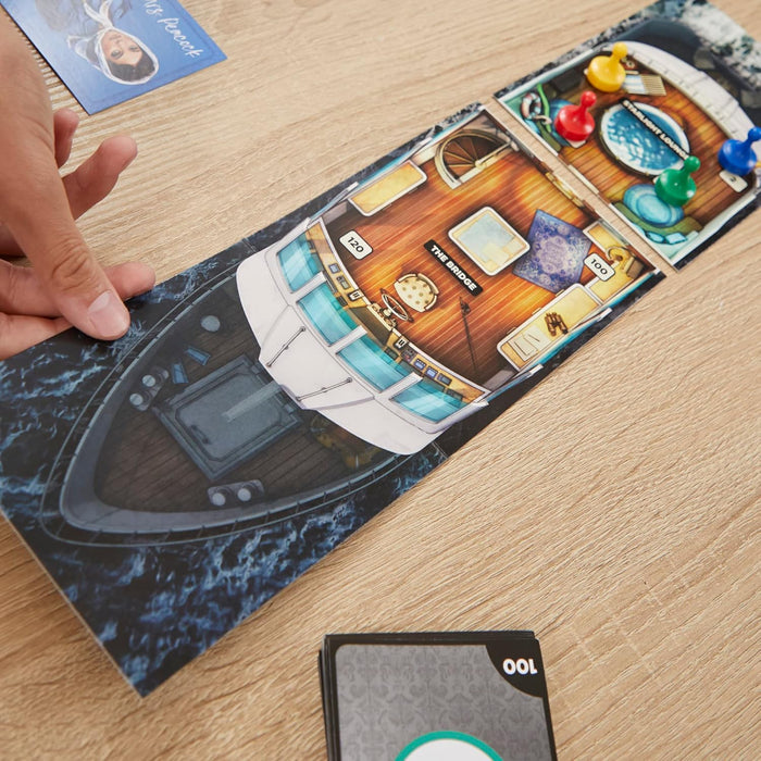 Clue Sabotage on the High Seas, An Escape & Solve Mystery Game [Board Game]