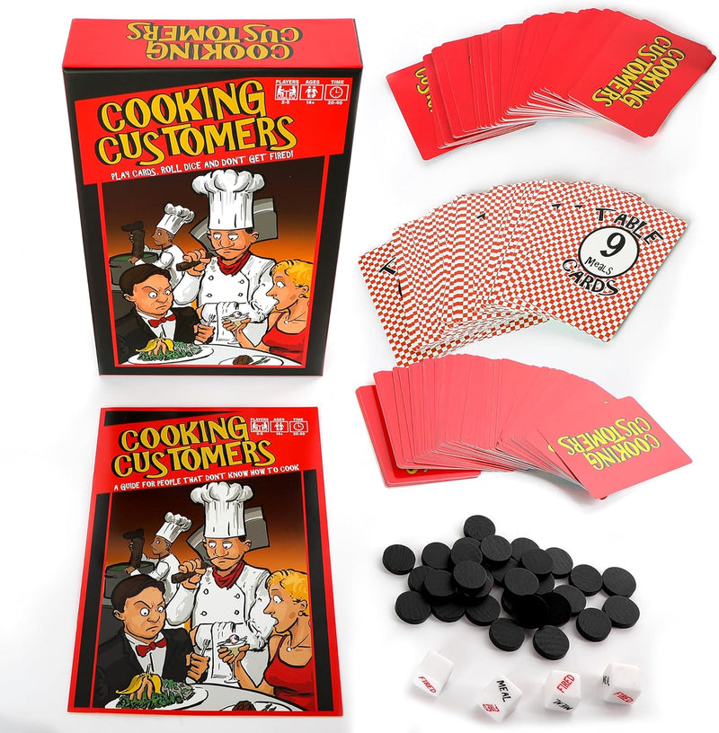 Cooking Customers - Play Cards, Roll Dice And Don't Get Fired [Board Game]