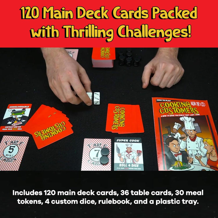 Cooking Customers - Play Cards, Roll Dice And Don't Get Fired [Board Game]