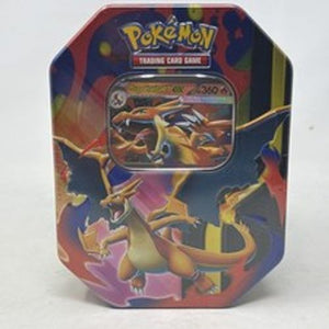 Pokémon TCG Mega Charizard Y ex Tin — 4 Booster Packs + Promo