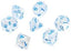 Chessex Borealis Polyhedral Dice Set: Icicle 10mm