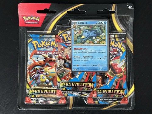Pokemon Mega Evolution: Psyduck 3-Pack Booster Blister