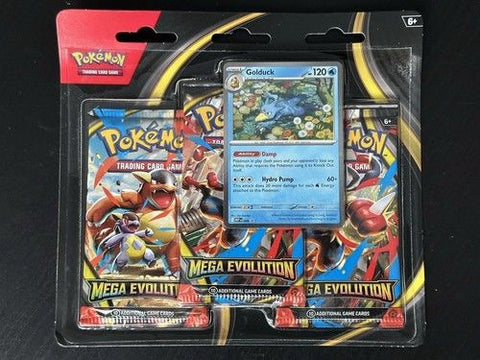 Pokemon Mega Evolution: Psyduck 3-Pack Booster Blister