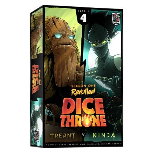 Roxley Games Dice Throne ReRolled: Season 1 Box 4 Treant vs Ninja