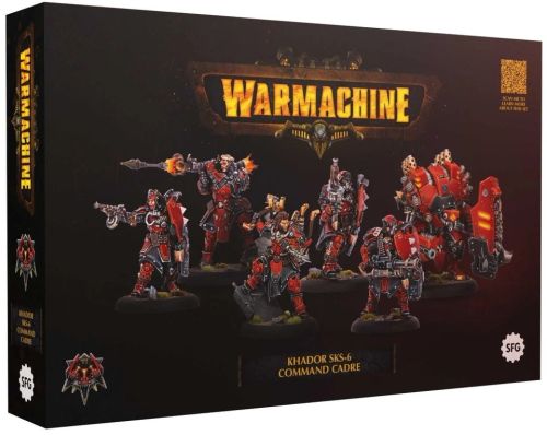 Privateer Press Warmachine: Khador SKS-6 Command Cadre Miniatures Set
