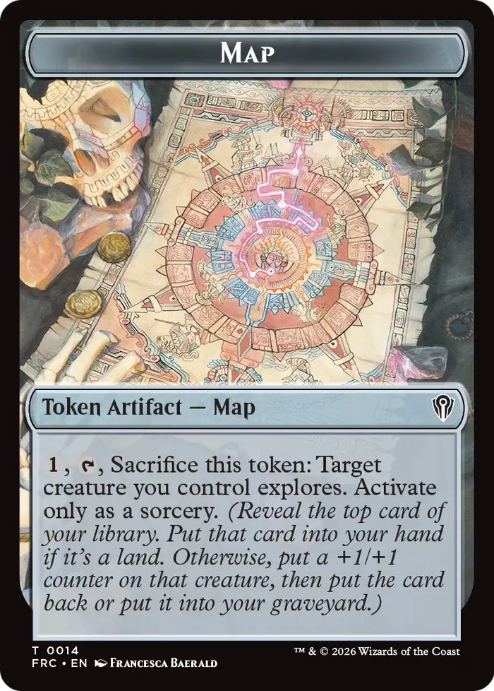 Kobolds of Kher Keep // Map Double-Sided Token [Reality Fracture Commander Tokens]
