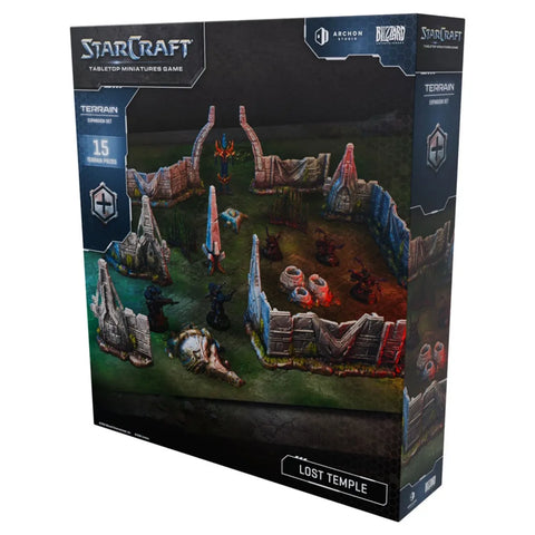 StarCraft Miniatures Game Founder's Edition Lost Temple Terrain Walls