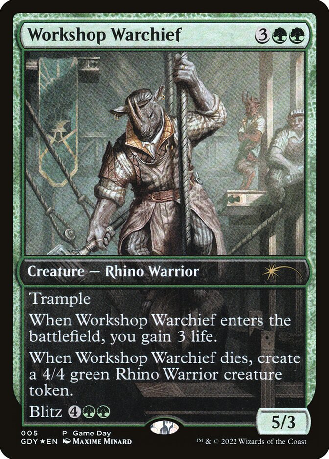 Workshop Warchief (Game Day) [Game Day]