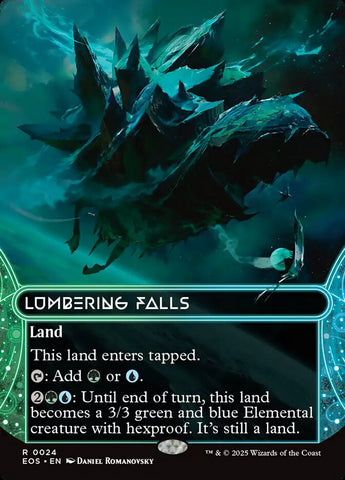 Lumbering Falls (0024) (Borderless) [Edge of Eternities: Stellar Sights]