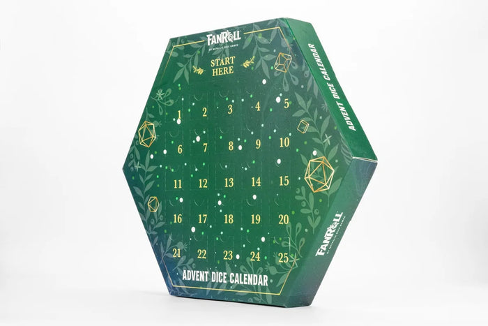 Metallic Dice Games Fanroll Holiday Dice Advent Calendar