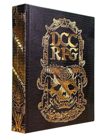 Goodman Games Dungeon Crawl Classics Core Rulebook: Demon Skull Monster Hide Edition Board Game