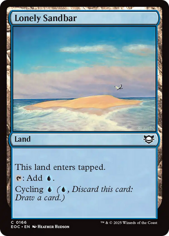Lonely Sandbar [Edge of Eternities Commander]