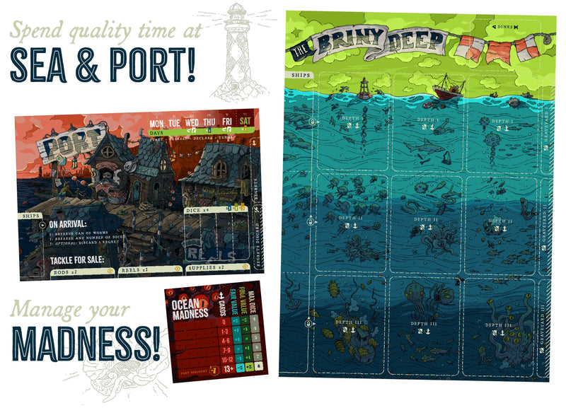 Deep Regrets: An Unfortunate Fishing Game [Board Game]