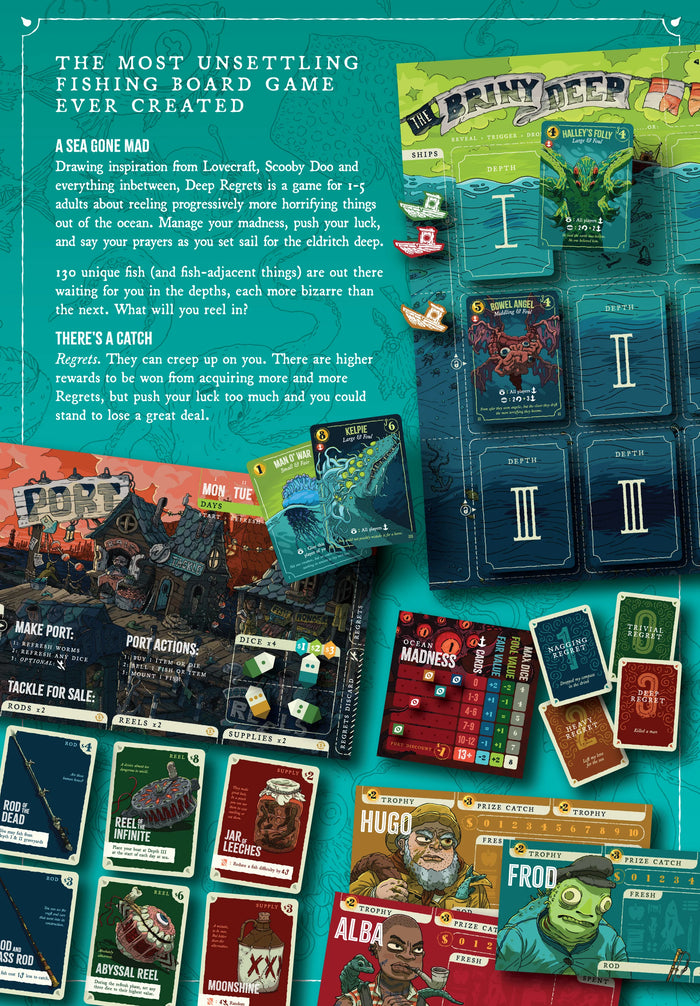 Deep Regrets: An Unfortunate Fishing Game [Board Game]
