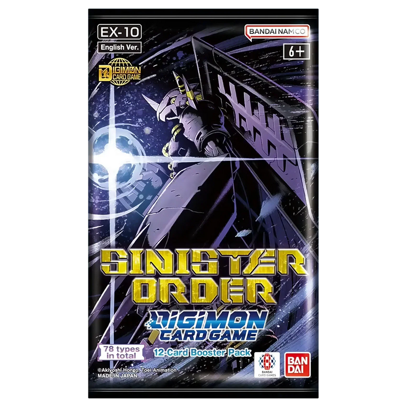 Digimon Card Game - Sinister Order (EX-10) - Booster Pack