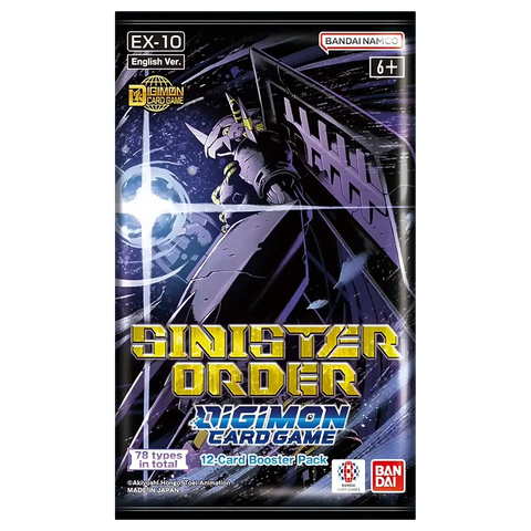 Digimon Card Game - Sinister Order (EX-10) - Booster Pack