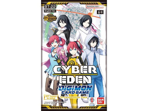 Digimon Card Game - Cyber Eden (BT-22) - Booster Pack