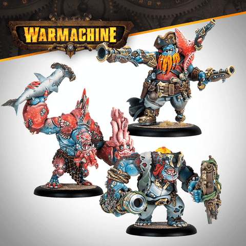 Steamforged Games Warmachine: Southern Kriels Brineblood Marauders Battlegroup Box