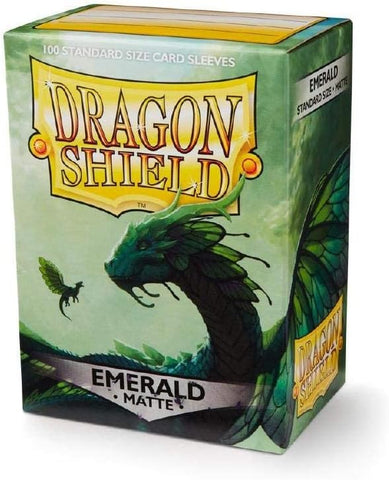 Dragon Shield: Standard 100ct Sleeves - Emerald (Matte)
