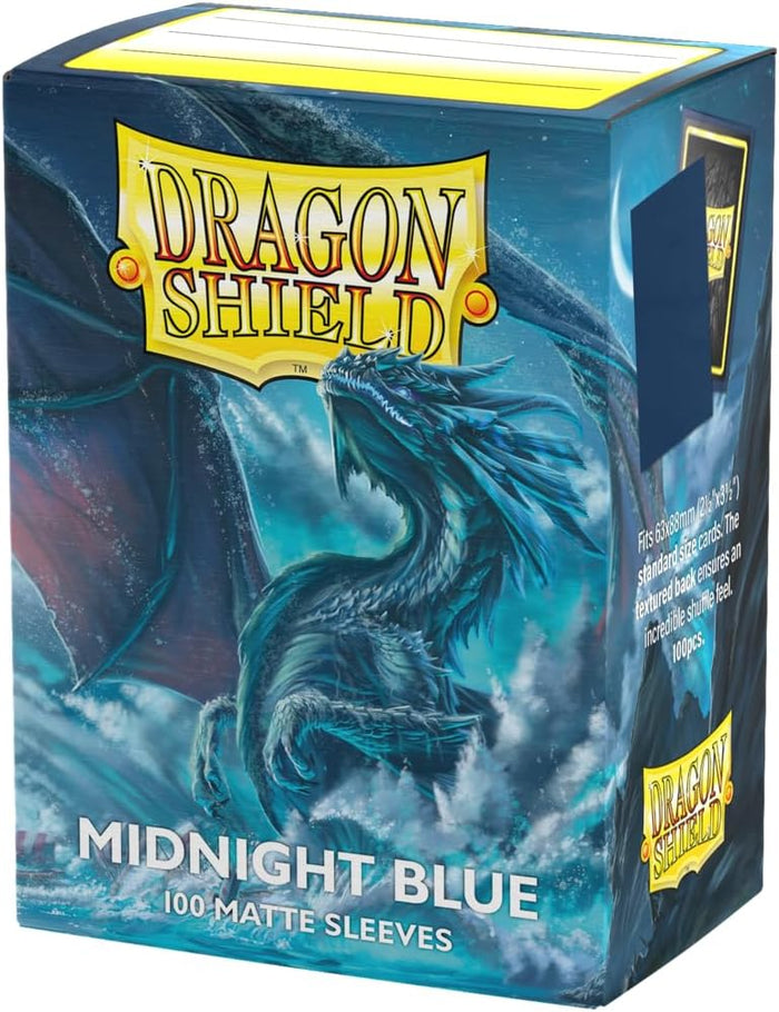 Dragon Shield: Standard 100ct Sleeves - Midnight Blue (Matte)