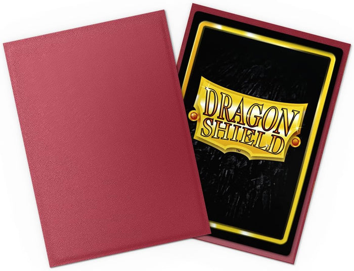 Dragon Shield: Standard 100ct Sleeves - Non-Glare Blood Red (Matte)