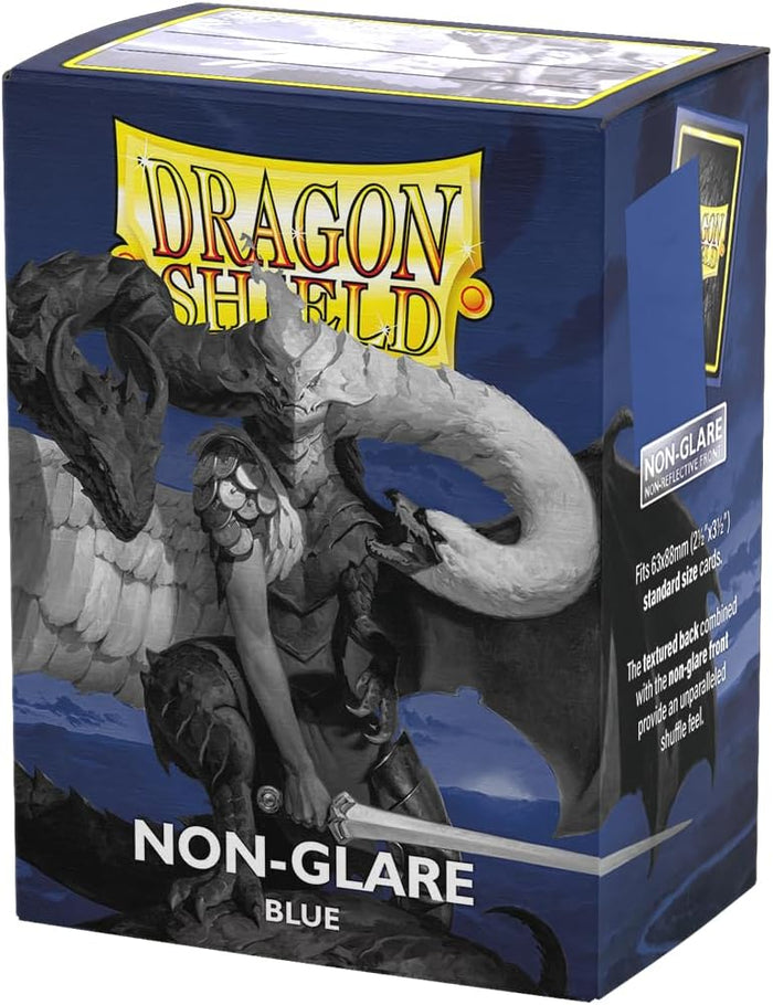 Dragon Shield: Standard 100ct Sleeves - Non-Glare Blue (Matte)