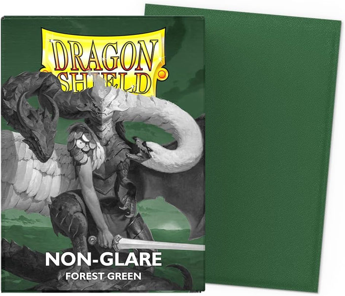 Dragon Shield: Standard 100ct Sleeves - Non-Glare Forest Green (Matte)