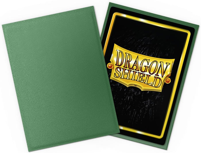 Dragon Shield: Standard 100ct Sleeves - Non-Glare Forest Green (Matte)
