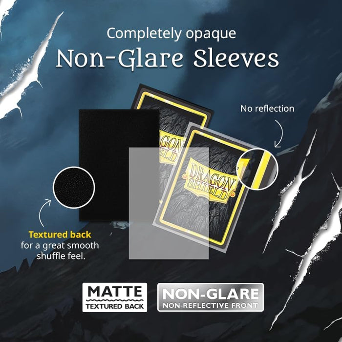 Dragon Shield: Standard 100ct Sleeves - Non-Glare Blood Red (Matte)