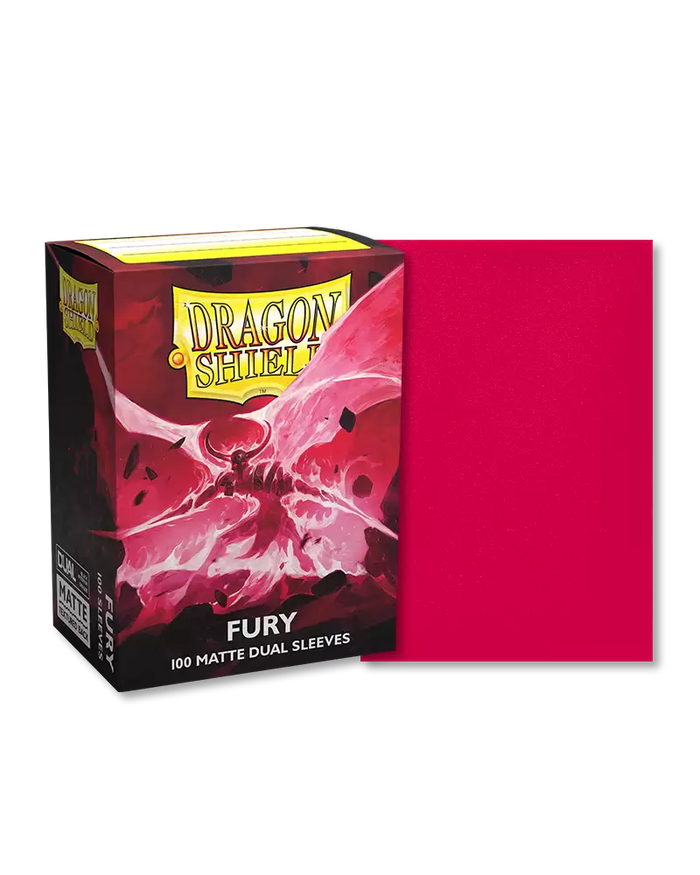 Dragon Shield: Standard 100ct Sleeves - Fury (Matte Dual)