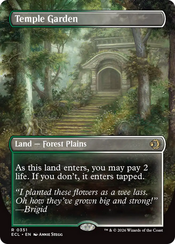 Temple Garden (Borderless) [Lorwyn Eclipsed]