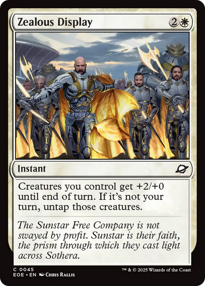 Zealous Display [Edge of Eternities]