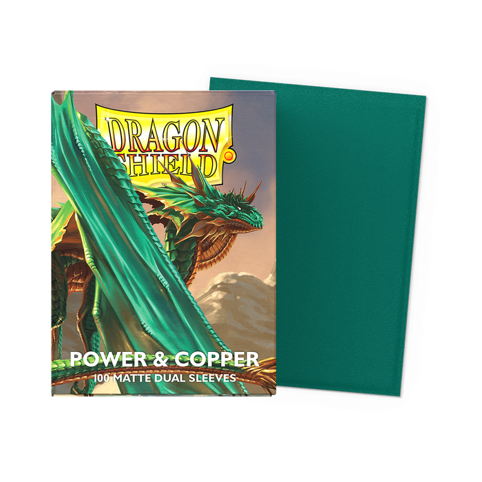 Dragon Shield: Standard 100ct Sleeves - Power and Copper