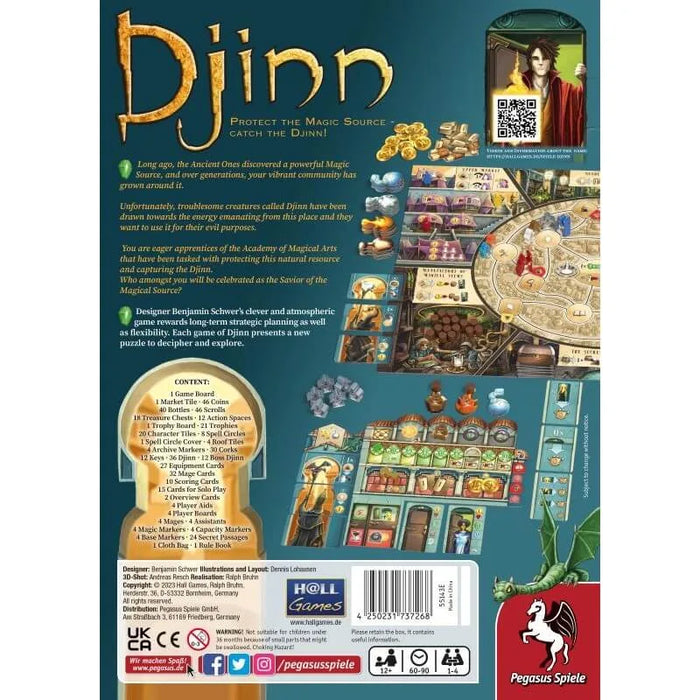 Djinn Board Game by Pegasus Spiele | Boreal Gaming & Cards