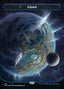 Island (492) (Orbital Space-ic Land) (Galaxy Foil) [Unfinity]