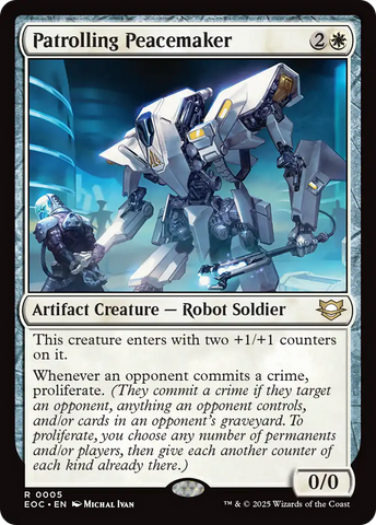 Patrolling Peacemaker [Edge of Eternities Commander]