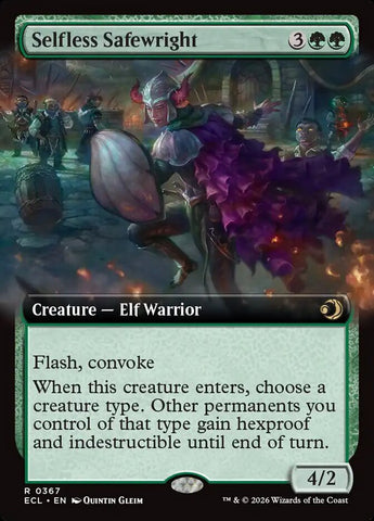 Selfless Safewright (Extended Art) [Lorwyn Eclipsed]