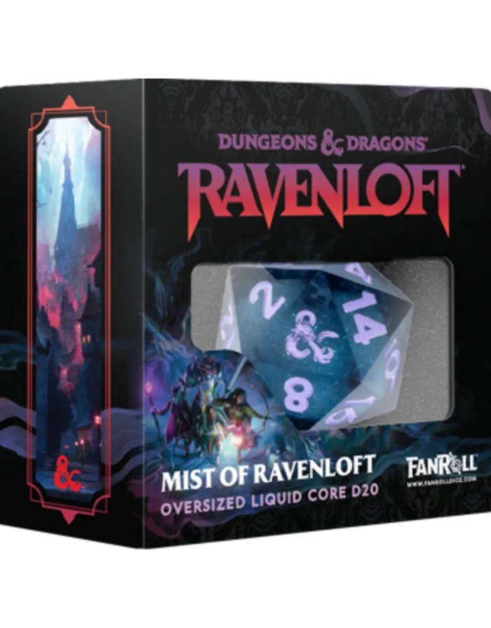 FanRoll D&D: D20 Oversized Liquid Core - Mists of Ravenloft