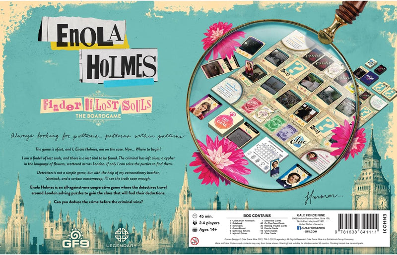Enola Holmes: Finder of Lost Souls [Board Game]