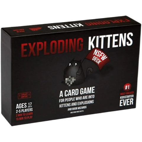 Exploding Kittens: NSFW Edition Card Game [Party Game]