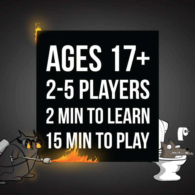 Exploding Kittens: NSFW Edition Card Game [Party Game]