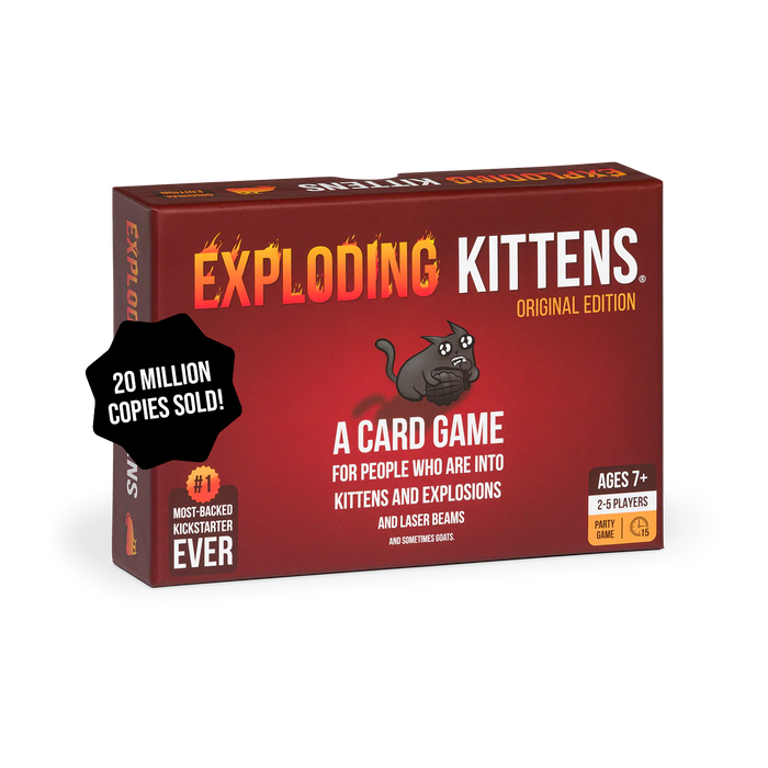 Exploding Kittens: Original Edition Card Game [Party Game]