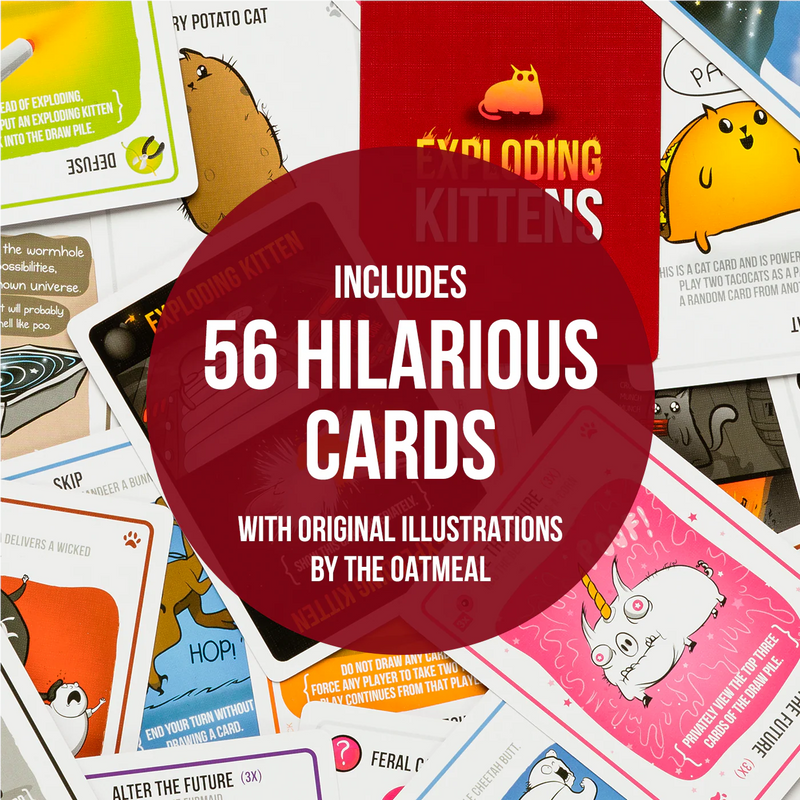 Exploding Kittens: Original Edition Card Game [Party Game]